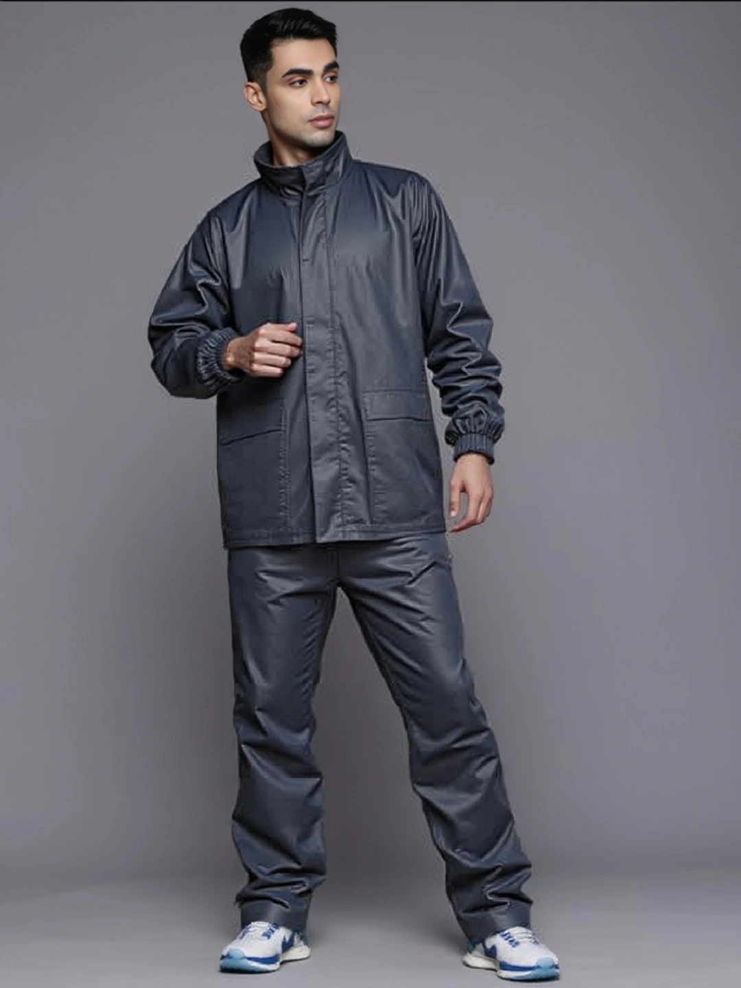 women black rainsuit(3405_men_black)