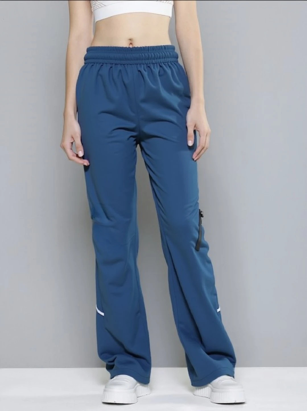 blue track pant for women's(3404)