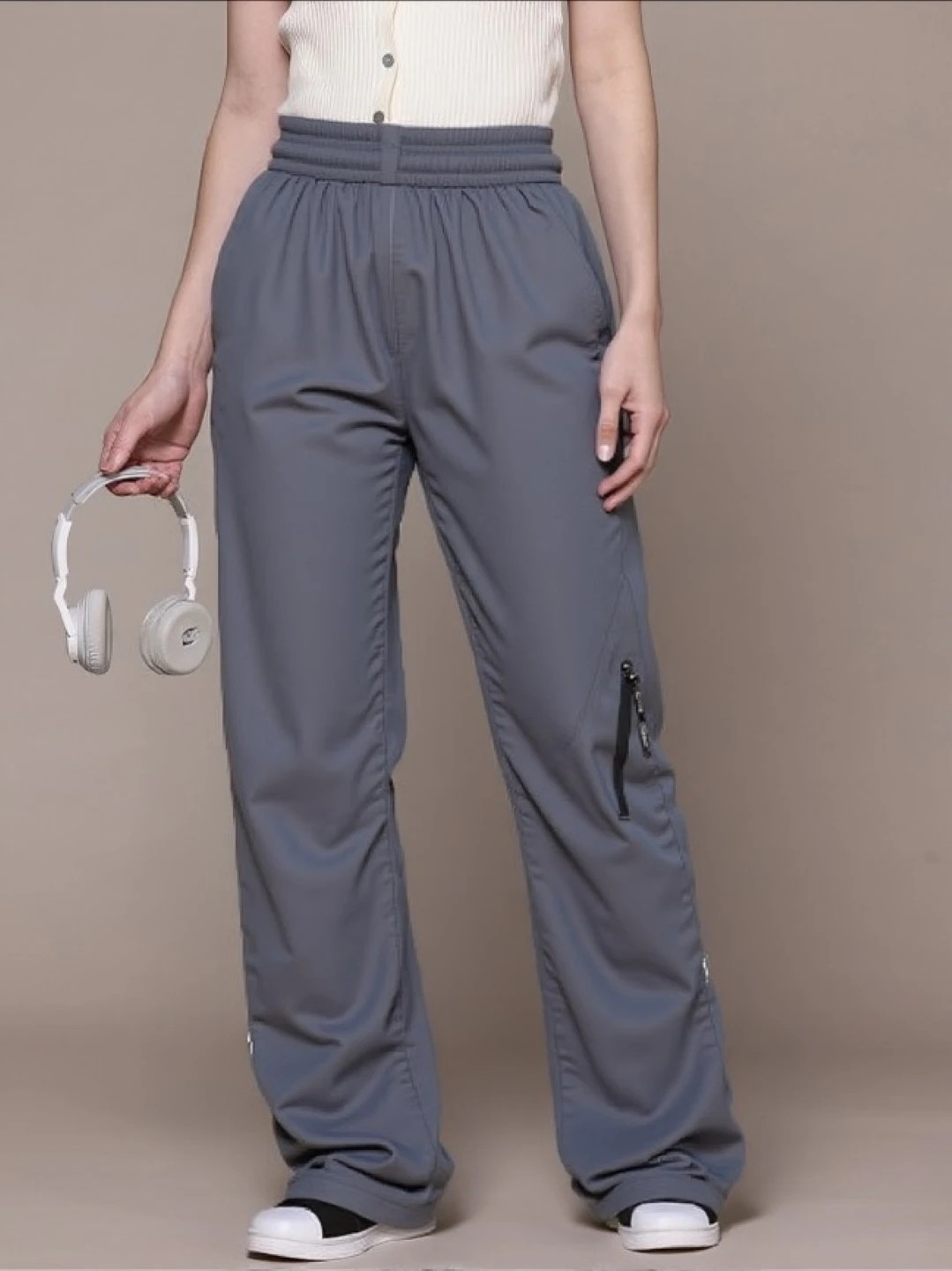 grey track pant for women's(3404)