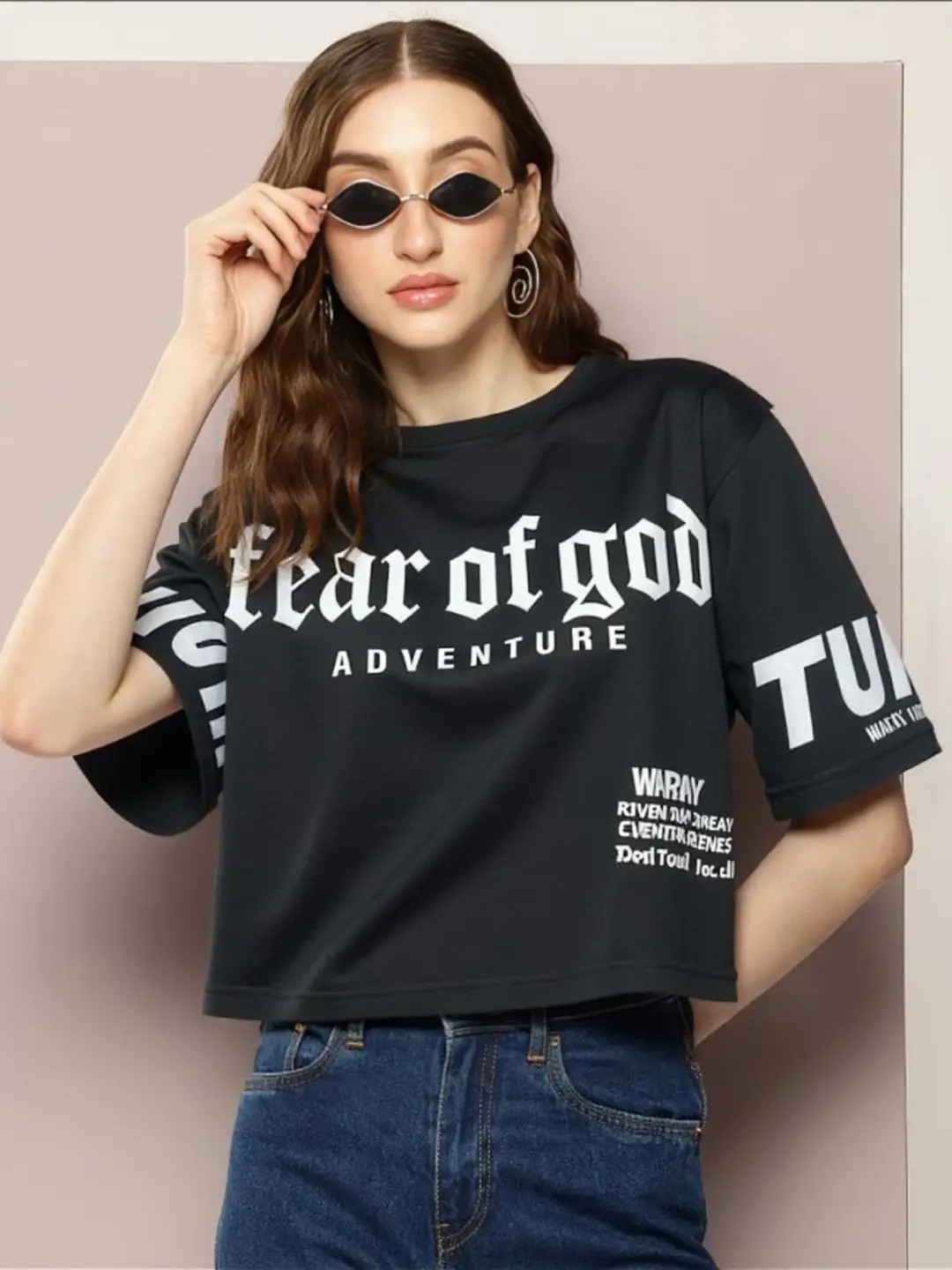 women black fear of god tshirt(3129)