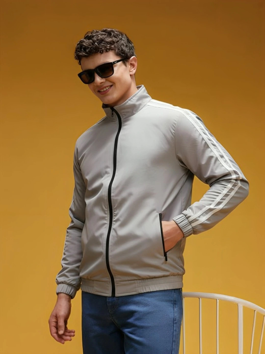 grey jacket for men