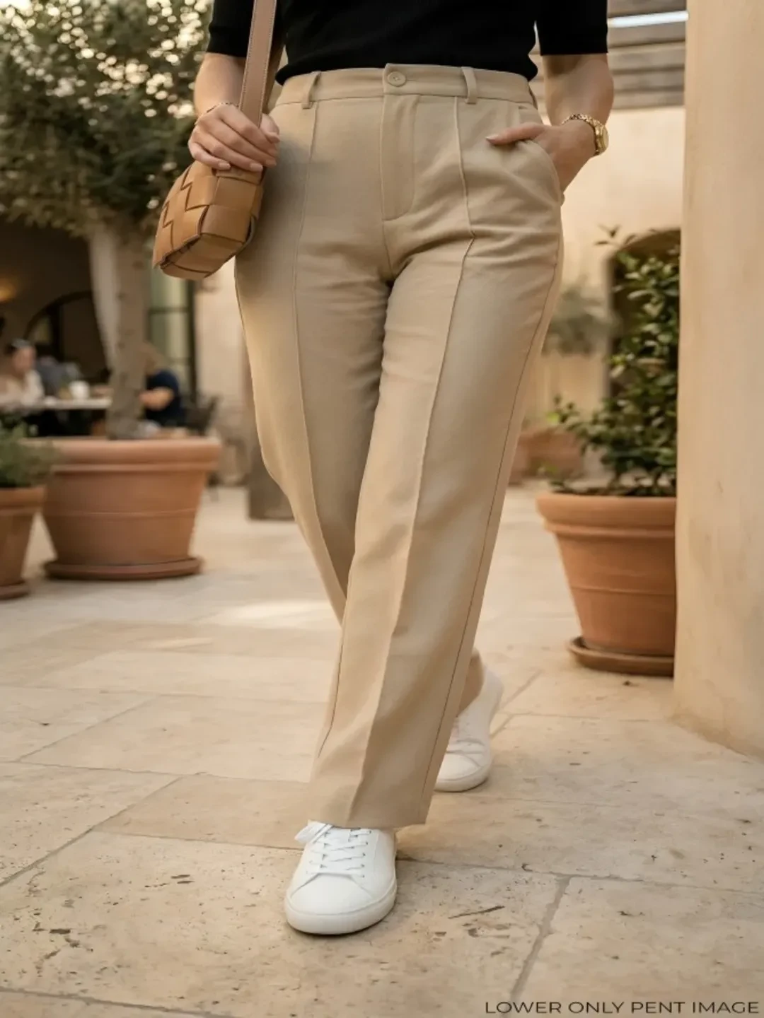 new korean pant (beige)