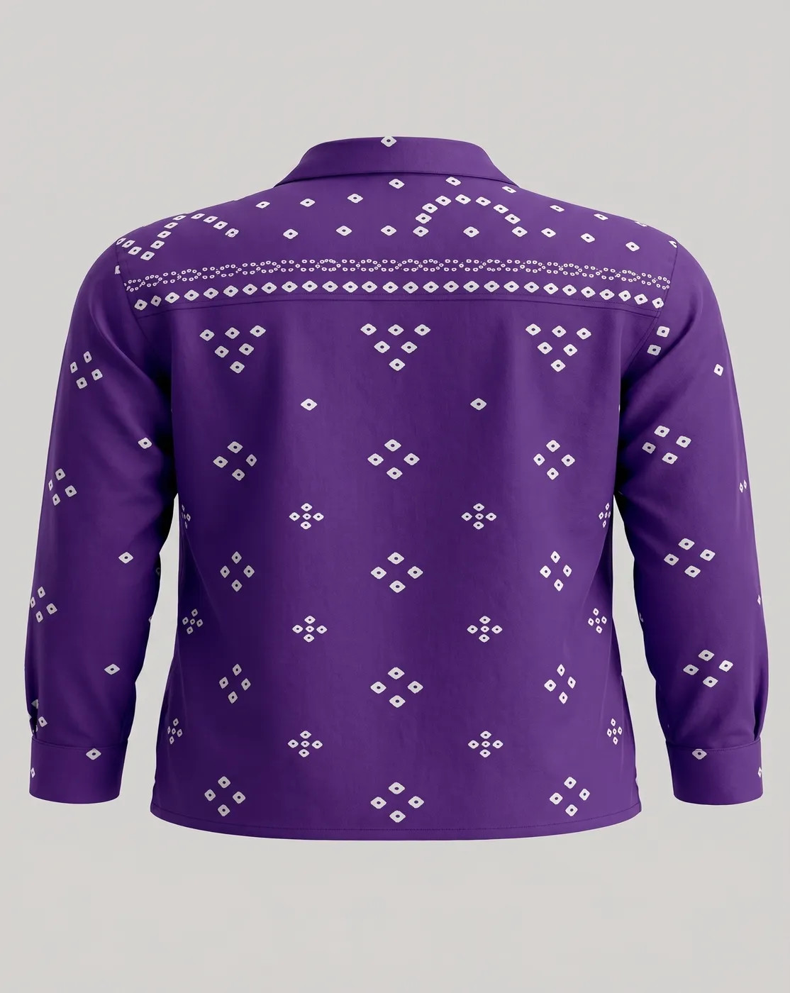 purple Loom printed shirt