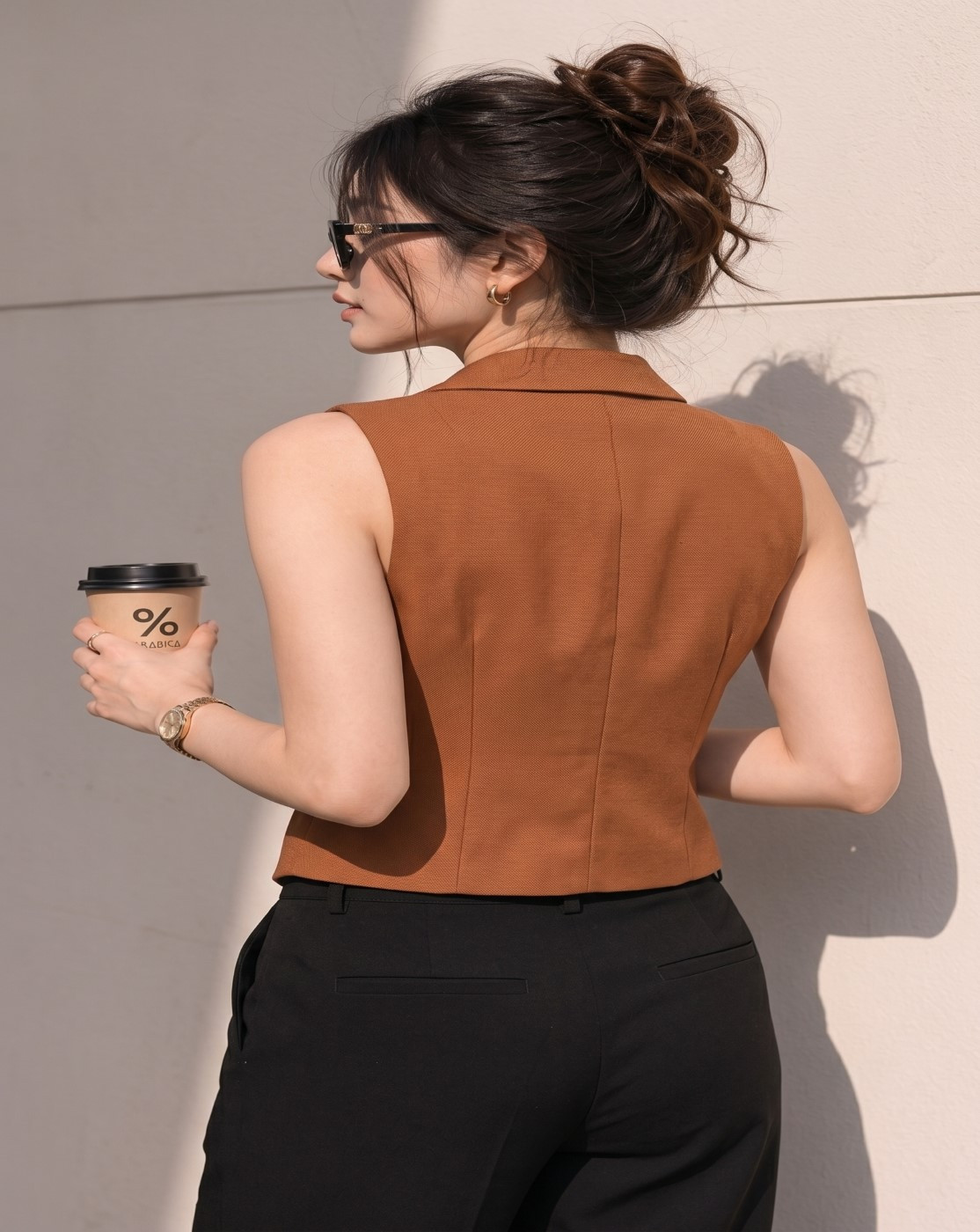 rust waistcoat(3507)
