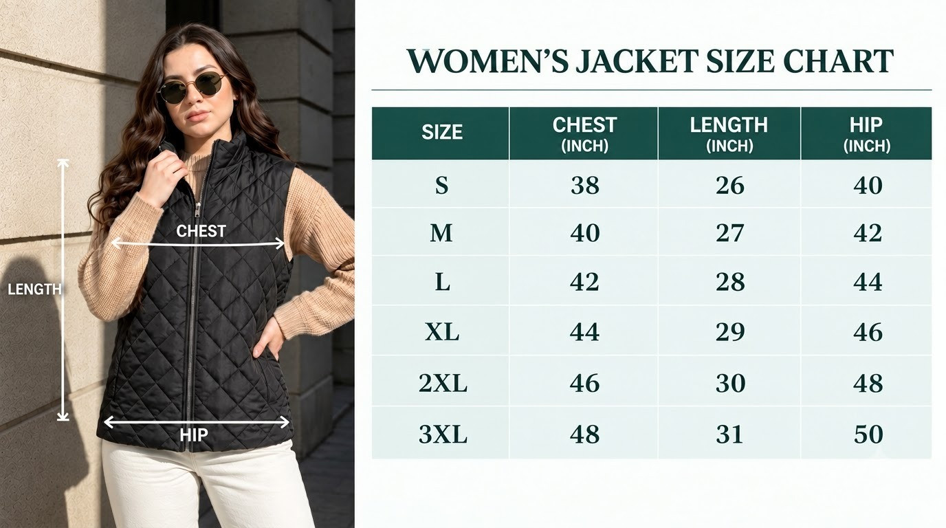 women quilted puffer jacket (black)