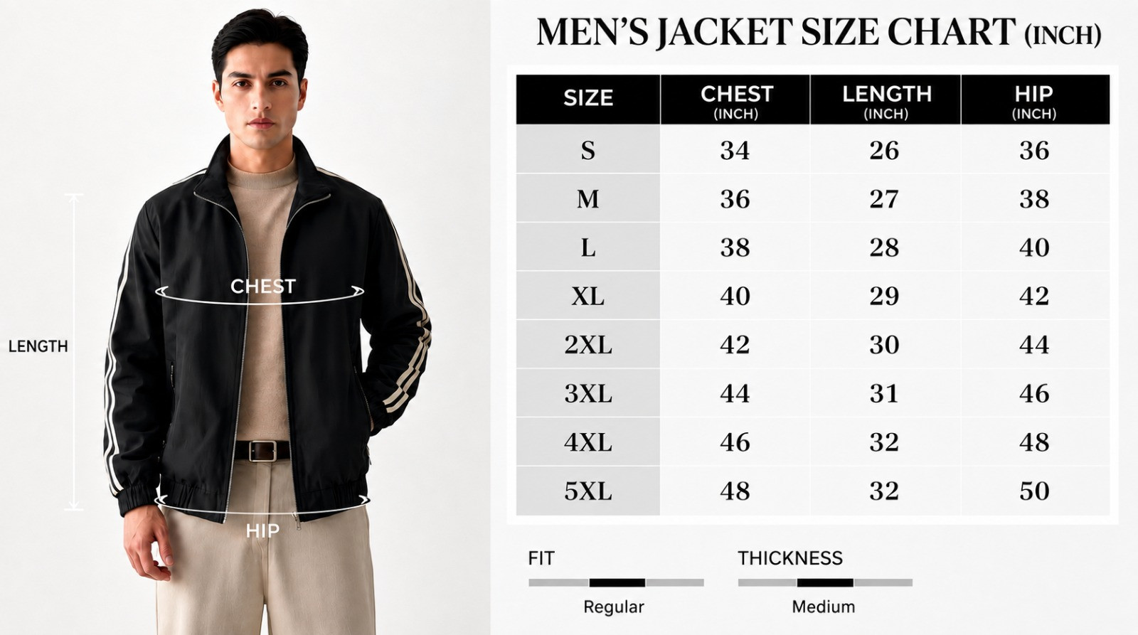 men hooded windcheater jacket (navy white)
