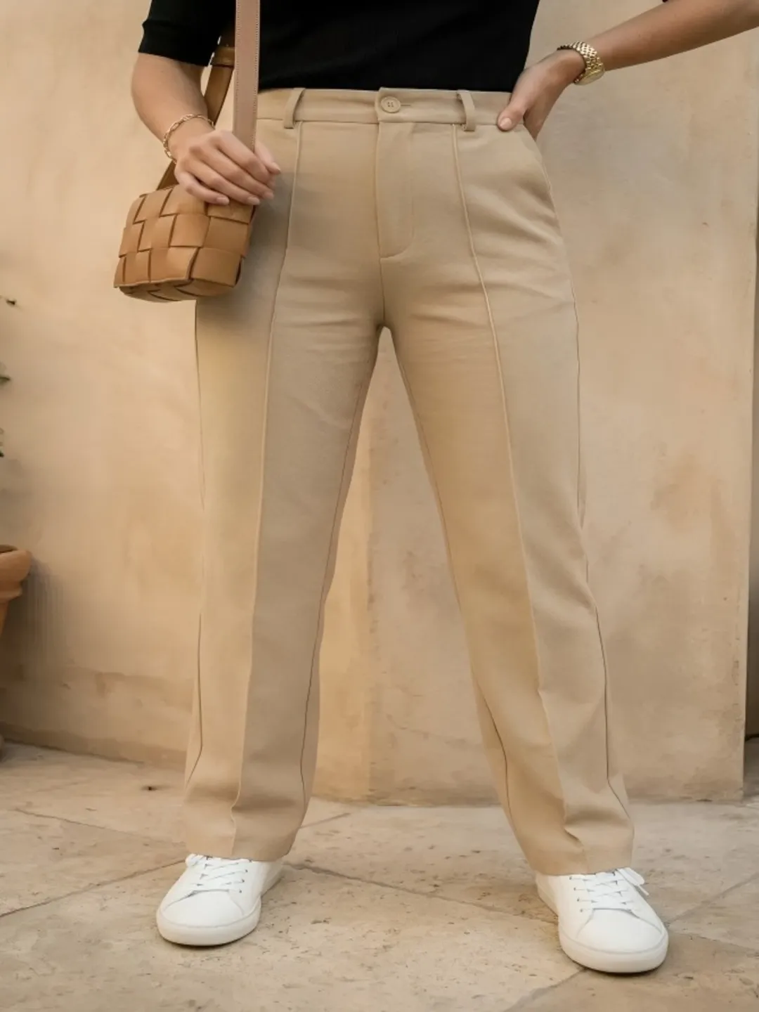 new korean pant (beige)