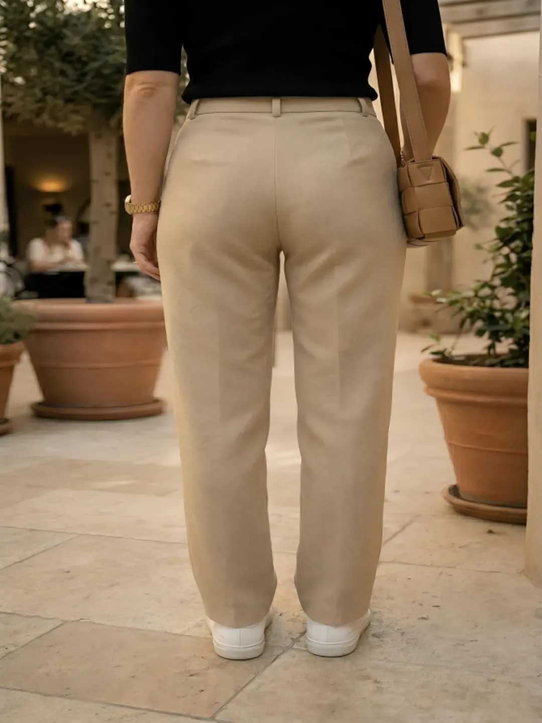 new korean pant (beige)